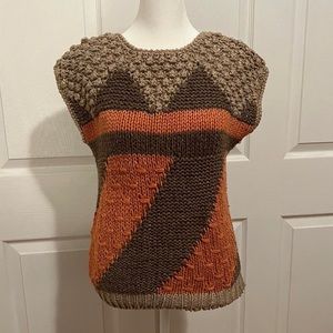 Knitted by hand Wye Oaks Vintage Vest